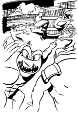 Illustration showing a Rock Kroc commanding other Kremlings.
