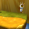 Squared screenshot of honey in Super Mario Galaxy.