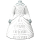 The "Matrimony Dress" Mii costume