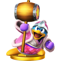 King Dedede's trophy render from Super Smash Bros. for Wii U