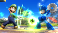 Luigi's Fireball in Super Smash Bros. for Wii U
