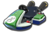 Luigi, Baby Luigi, and green Mii's Standard Kart body from Mario Kart 8