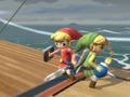 Toon Link in Super Smash Bros. Brawl.
