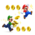 Mario and Luigi, collecting Coins.