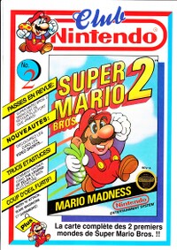 Cover of the second French Club Nintendo issue for 1989.