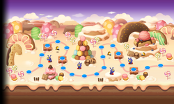 First half of World 12 of Dr. Mario World