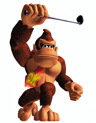 Donkey Kong from Mario Golf.