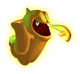 Gold Ghost artwork from Luigi's Mansion.