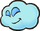 An Ice Puff from Paper Mario: The Thousand-Year Door.