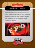 Level 2 Barrel Ball card from the Mario Super Sluggers card game