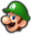 Luigi's head icon in Mario Kart 8 Deluxe.