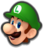 Luigi's head icon in Mario Kart 8 Deluxe.