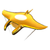 Gold Manta Glider from Mario Kart Tour