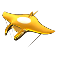 Gold Manta Glider from Mario Kart Tour