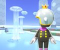 The course icon with the King Boo Mii Racing Suit