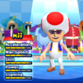 Toad Mii Costume in the game Mario & Sonic at the London 2012 Olympic Games for the Wii.