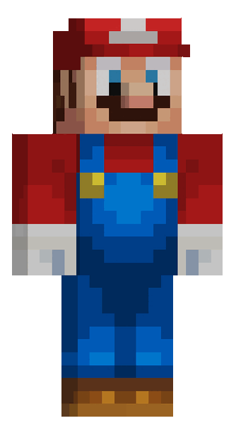 File:Minecraft Mario Mash-Up Mario rotating.gif