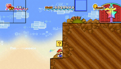 Fifth ? Block in Mount Lineland of Super Paper Mario.