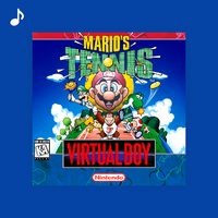 Cover image for the Top tracks playlist from Mario's Tennis on Nintendo Music