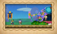 The Parade in Paper Mario: Sticker Star