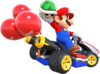 Mario character sticker for the Mario Kart 8 Deluxe trophy in the Trophy Creator application