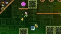 The first 10-flower coin in A Final Uncharted Area: Poison Ruins in Super Mario Bros. Wonder