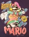 Shirt Shed Inc. t-shirt of Mario as a rapper