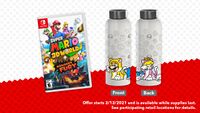 Target reusable water bottle promotion for Super Mario 3D World + Bowser's Fury
