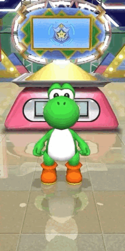 Yoshi’s Win Animation in Mario Party 8