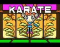 Ana saying karate