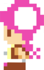 Toadette using the Bitsize Candy from Mario Party 8