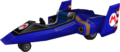 The model for Baby Mario's Blue Falcon from Mario Kart Wii