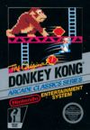 Donkey Kong NES NTSC box art