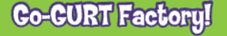 The Go-GURT Factory! logo, as shown on Nintendo's official Go-GURT cross-promotion webpage in 2006.