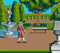 Isaac Newton in the SNES release of Mario's Time Machine