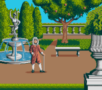 Isaac Newton in Mario's Time Machine (SNES)