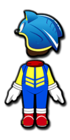 Sonic Mii racing suit from Mario Kart 8 Deluxe
