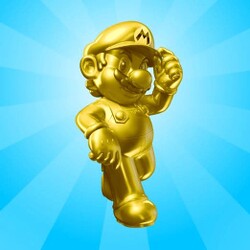 Artwork of Gold Mario from Mario Kart Arcade GP DX