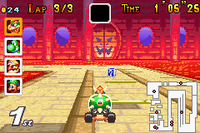Bowser Castle 3 from Mario Kart: Super Circuit.