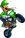 Artwork of Luigi from Mario Kart Wii
