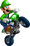 Artwork of Luigi from Mario Kart Wii