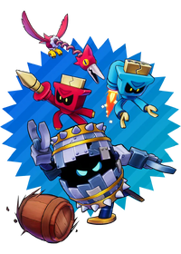 Artwork of Zokket's minions in Mario & Luigi: Brothership