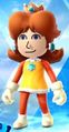 Daisy Suit in Mario & Sonic at the Sochi 2014 Olympic Winter Games