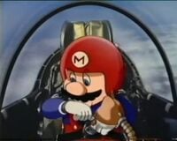 Mario in a Top Gun: The Second Mission commercial.