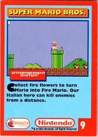 One of the Nintendo Collector Cards