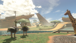 Thumbnail for "Faraway Oasis" from Mario Kart World used for Nintendo Music