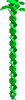 Sprite of a swinging vine from New Super Mario Bros.