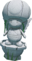 A Shangri-Spa Toad statue