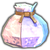 A render of the Empty Confetti Bag from Paper Mario: The Origami King