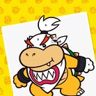 Thumbnail of a paint-by-number activity featuring Bowser Jr.